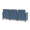 Lesro Siena Lounge Reception 3 Seat Tandem Seating, Black, MD Titan Upholstery SN3103 - alternate 3